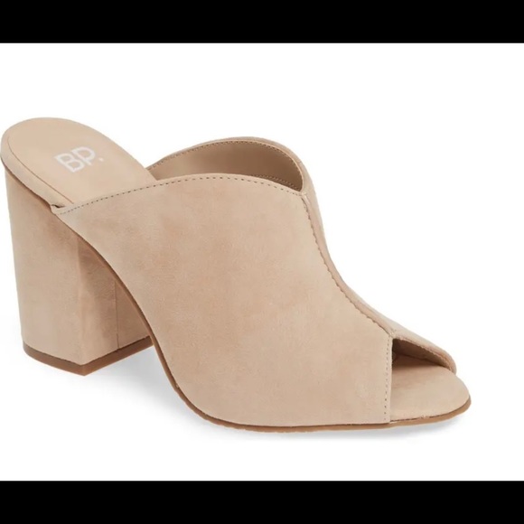 bp Shoes - BP Toni Mule, Blush Suede